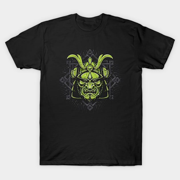 Samurai Mask T-Shirt by Vecster